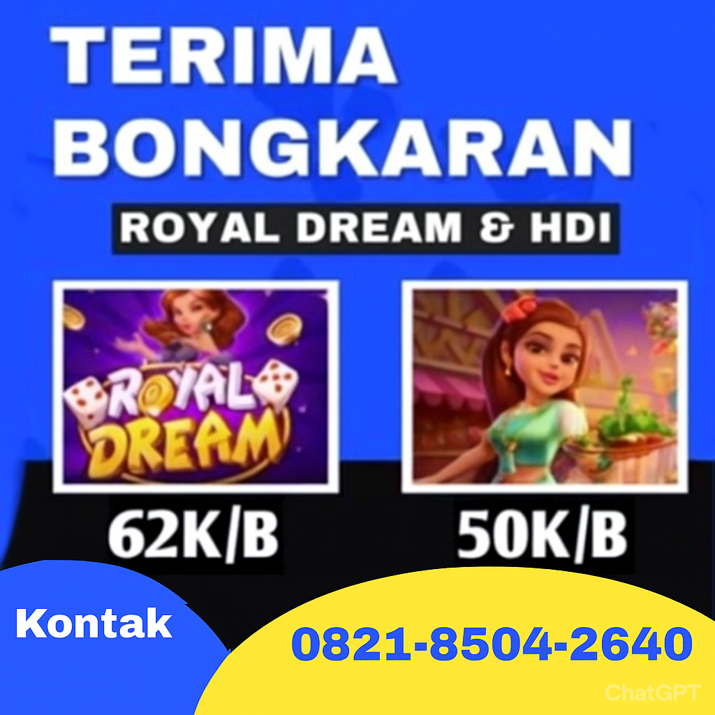 produk KHUSUS BONGKAR CHIP ROYAL DOMINO